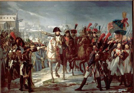 1 Napoléon 1er harangue le 2ème corps de la Grande Armée sur le pon