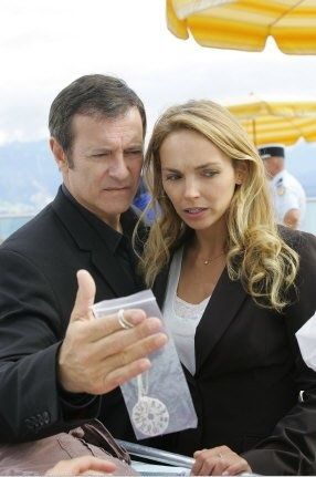 Francis Huster & Claire Keim. TF1 Francis Huster & Claire Keim. TF1