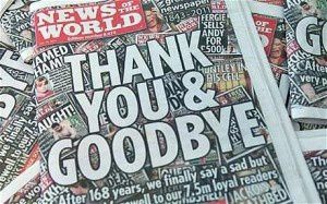 news of the world closes