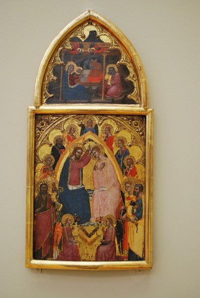 école florentine le couronnement de la Vierge, 1375-1380