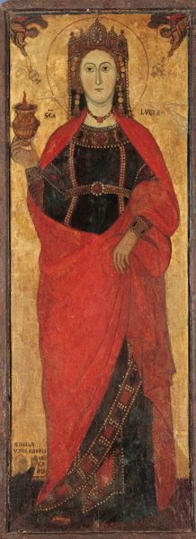 torriti sainte lucie v.1295 tempera sur bois 170 x 64 cm