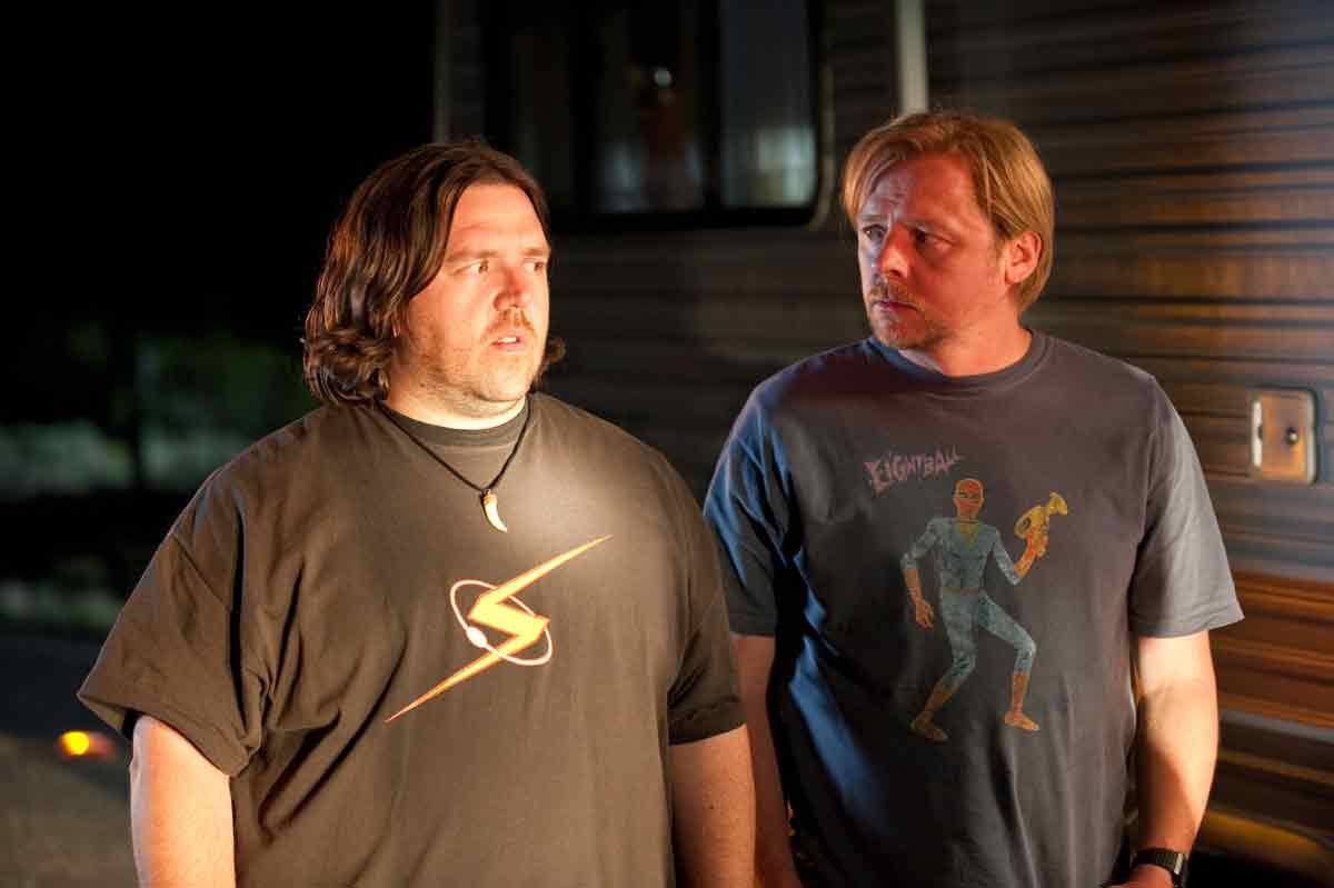 Nick Frost & Simon Pegg. Universal Pictures International France