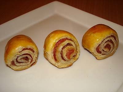 Feuilletés Roulés au Jambon de Bayonne Feuilletés Roulés au Jambon de Bayonne