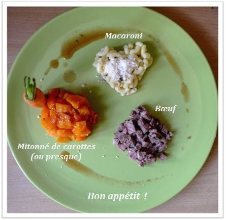 Plat bébé dès 24 mois mitonné de carottes, petits macaroni & bœuf BLEDICHEF