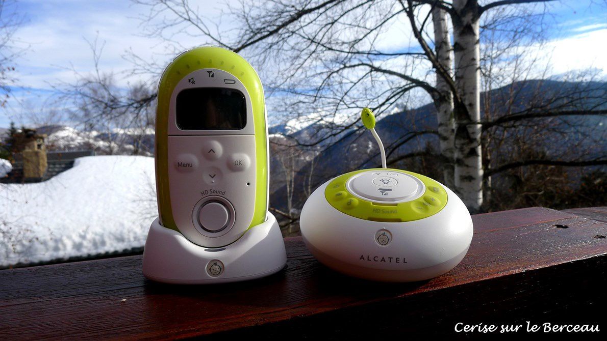 Test de l'écoute-bébé Baby Link 250 d'Alcatel - Cerise sur le Berceau
