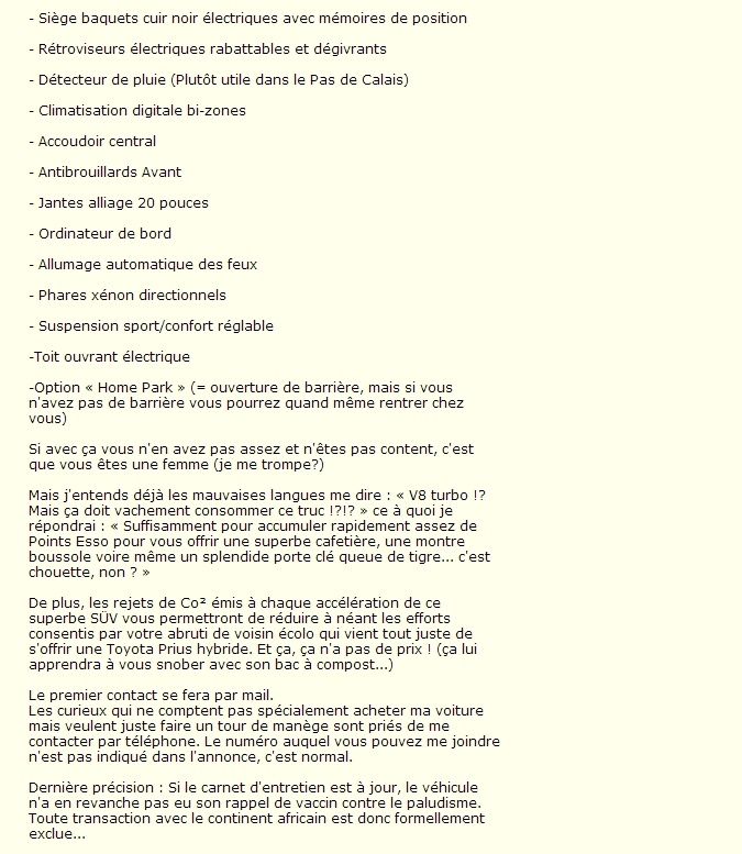 Annonces rencontres originales