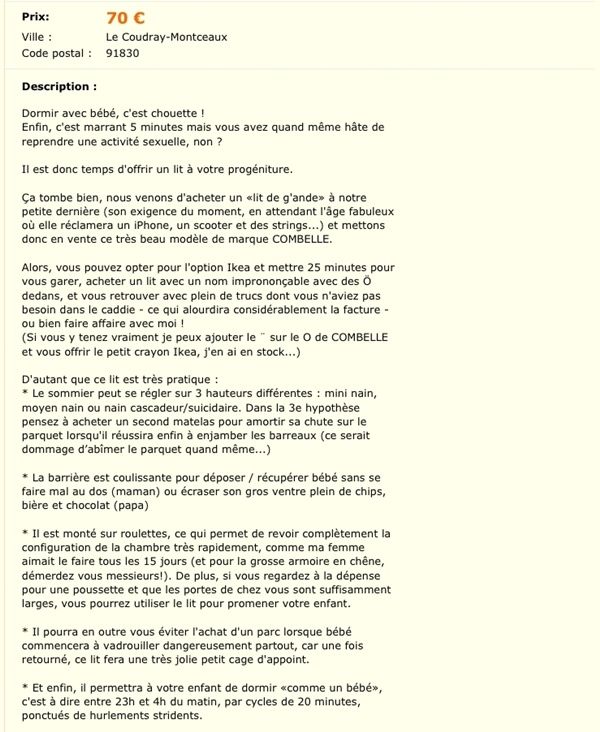 description marrante pour site de rencontre