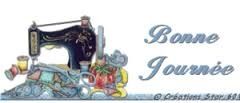 bonne journée machine à coudre