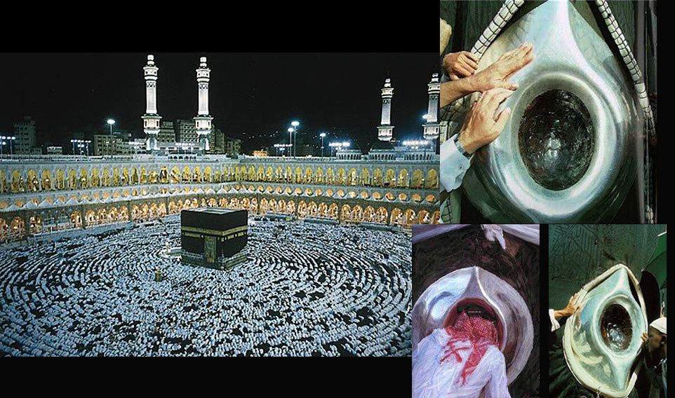 pourquoi la kaaba est noire