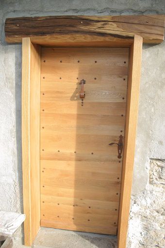porte - Menuiserie "Le bois des huiles" : Christophe Guillard, votre  artisan menuisier sur mesure - 73110 Bourget en huile (Savoie)