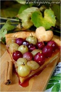 Tarte aux Raisins Caramélisés Duo 20