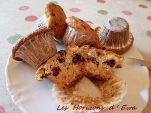 Muffins aux Prunelles d'Ewa