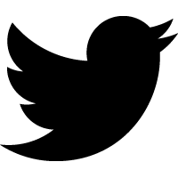 logo twitter noir
