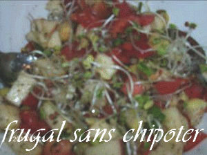 Salade piment et pomme