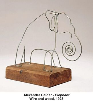 Fil de fer et Alexander Calder - Par ici et là...