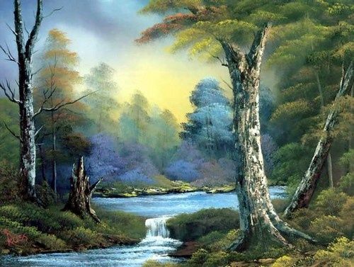 Bob Ross Le Peintre De La Télévision Américaine Le Blog De
