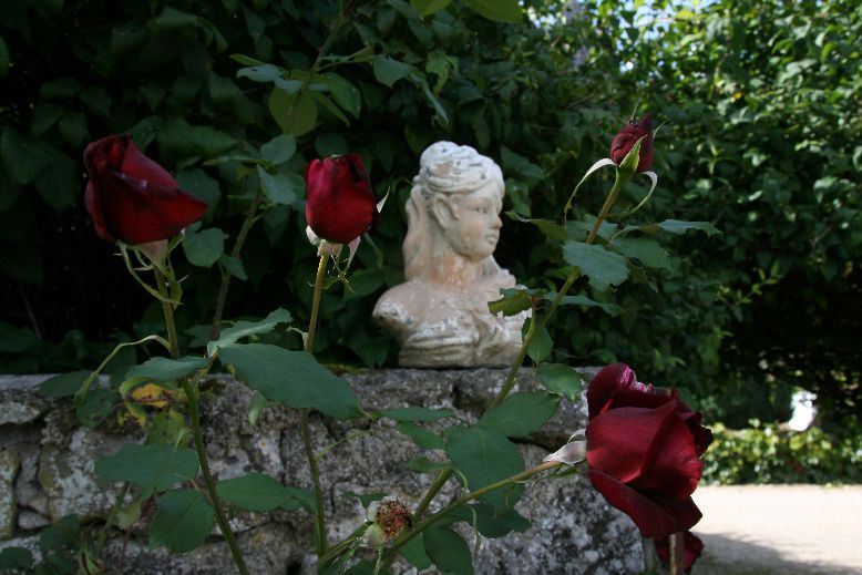 RÃ©sultat de recherche d'images pour "jardin etang roses"