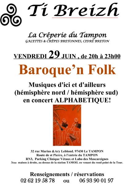 2012 06 29 Soirée Baroque'n Folk 29 juin 2012