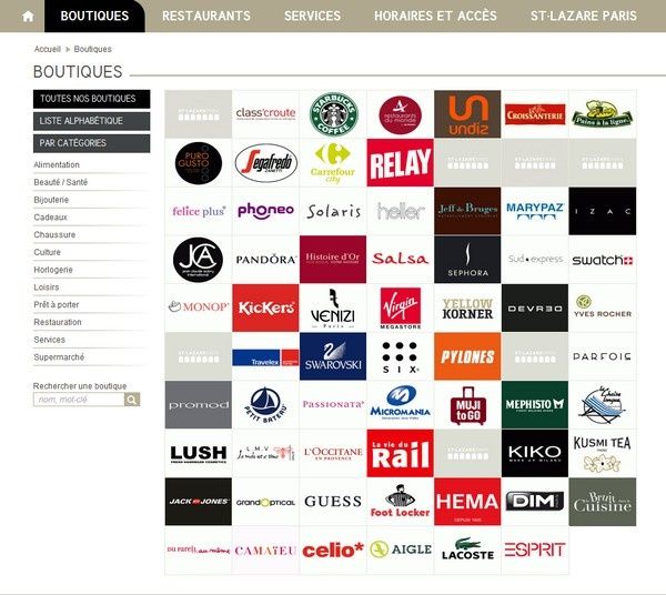 La galerie marchande de StLazare 80 boutiques sur 10 000 m²
