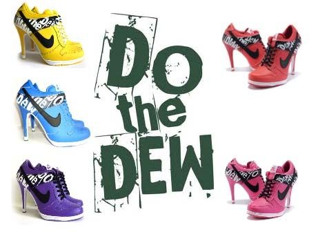 nike dunk high heels Purper