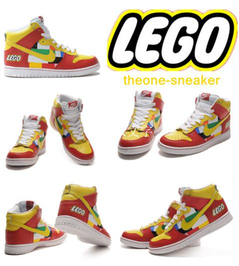 Lego Toys Nike Dunk High Tops Men 