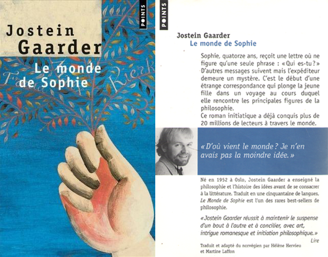 ____________Le monde de Sophie, de Jostein Gaarder____________ - create on  earth