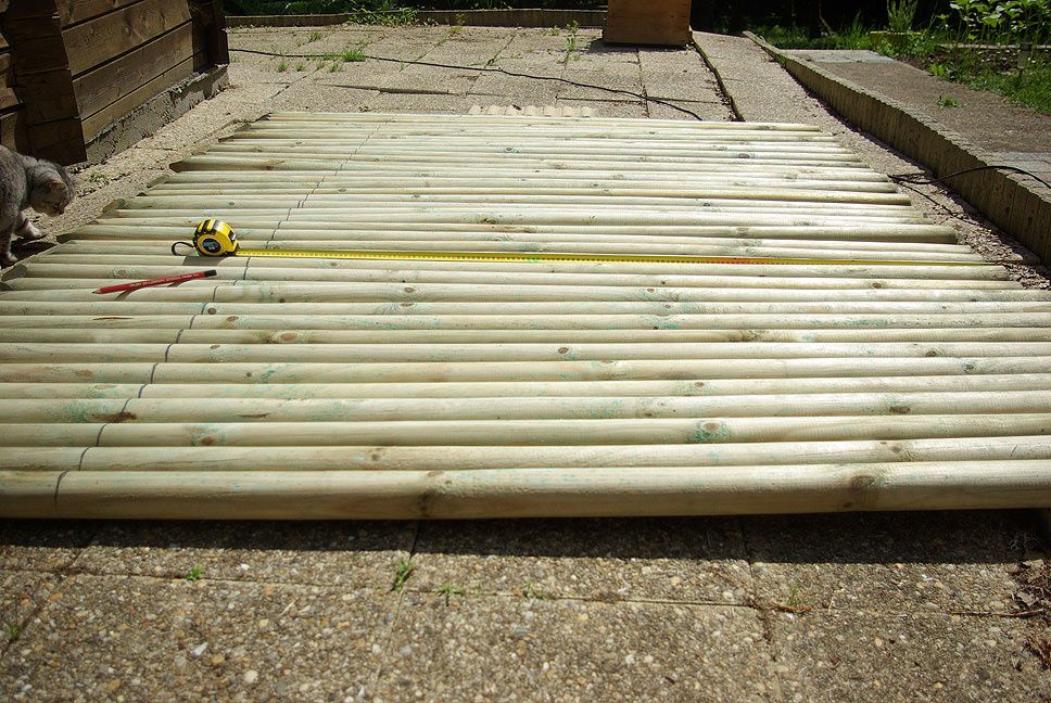 Fabrication d'une clôture pour le parc à chèvres ... Porte clôture idées