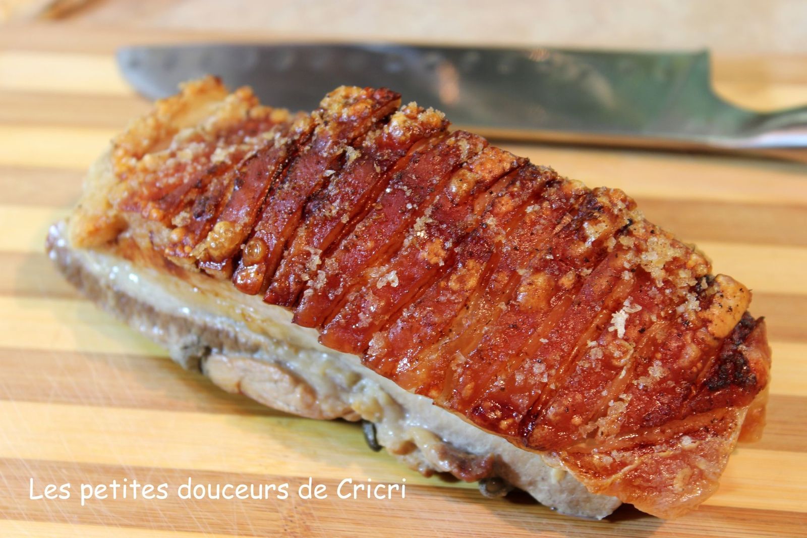 POITRINE DE PORC CROUSTILLANTE D'ANNABEL LANGBEIN - Les petites douceurs de  Cricri