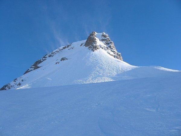 dolent couloir d'accès au sommet