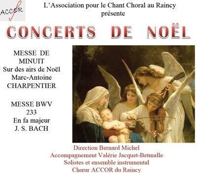 Concerts de Noël du choeur ACCOR du Raincy