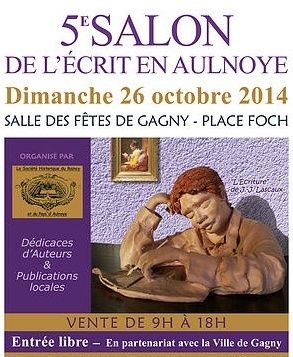 Salon de l'Ecrit en Aulnoye dimanche 26 octobre 2014