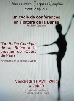 Le Raincy conférence Corps et Graphie