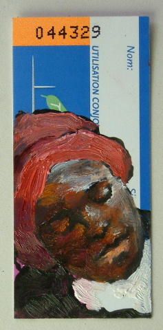 © Luc grateau 2007 Serialpaintings.net - serial painter figures peintes métro