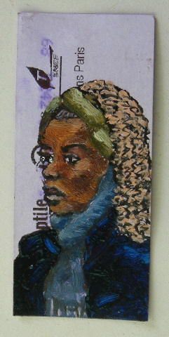© Luc grateau 2006 Serialpaintings.net - serial painter figures peintes métro