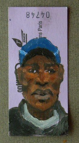 © Luc grateau 2006 Serialpaintings.net - serial painter figures peintes métro