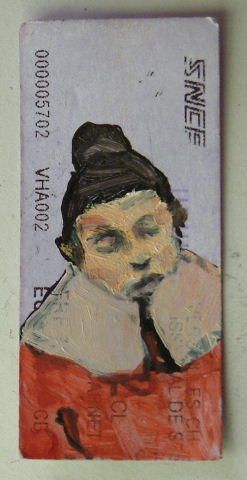 © Luc grateau 2007 Serialpaintings.net - serial painter figures peintes métro