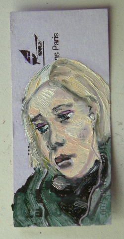 © Luc grateau 2007 Serialpaintings.net - serial painter figures peintes métro