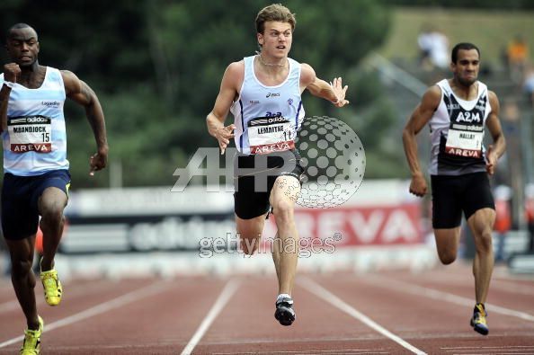 christophe lemaitre 100m champion france 2010