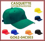 Vig casquette coton et polyester-ref-GO62-04C003