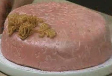 Genoise a la pate damande