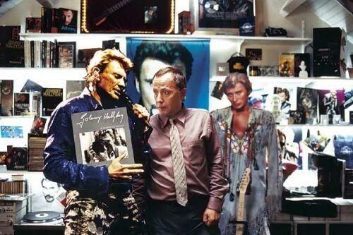 Sa collection centrée autour de Johnny Hallyday est un véritable refuge face au quotidien pour Fabrice.