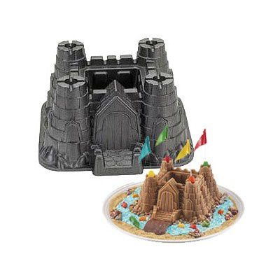 Moule à gâteau en forme de château fort