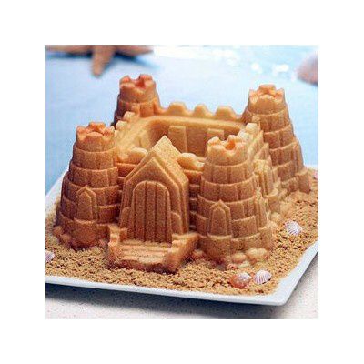 Gâteau à déguster en forme de château fort