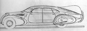 Etude d'aéronynamisme sur base "402"- Prototype ANDREAU - 1936...