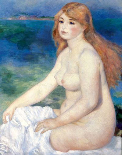 Renoir baigneuse blonde 1882