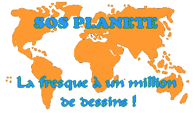La fresque "SOS Planète" à un million de dessins