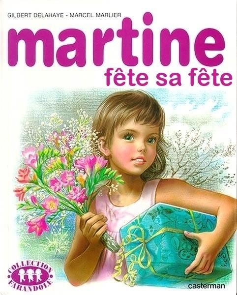 Martine fête sa fête