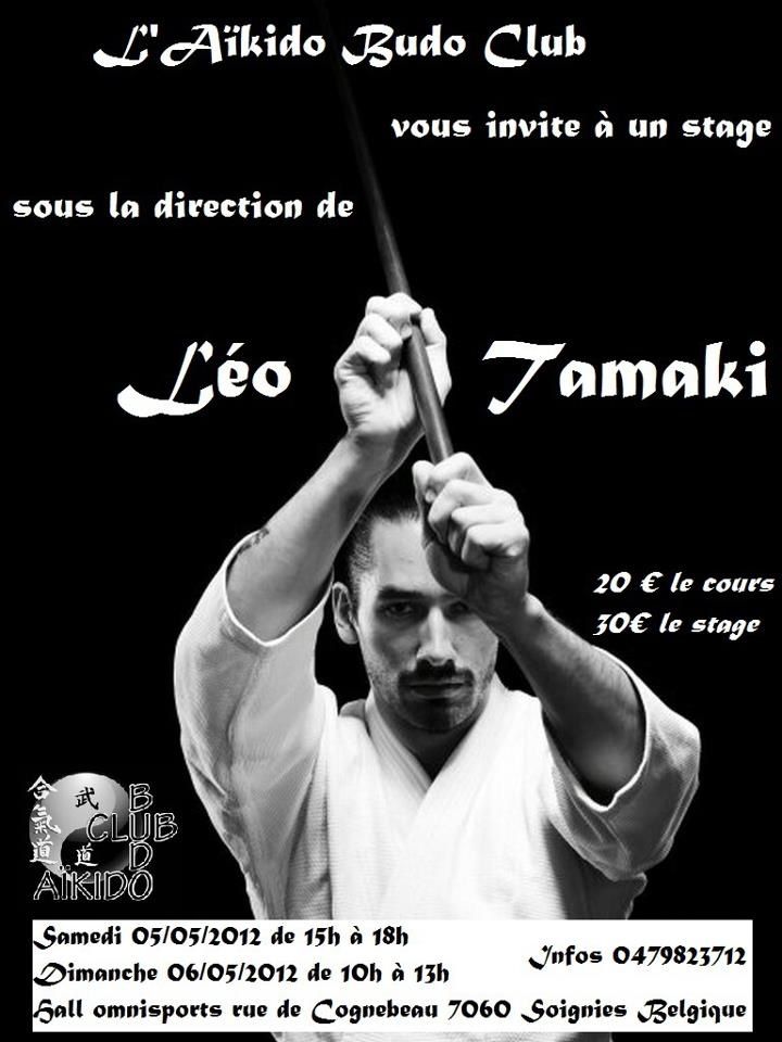 Stage Tamaki Léo 5 et 6 mai Soignies