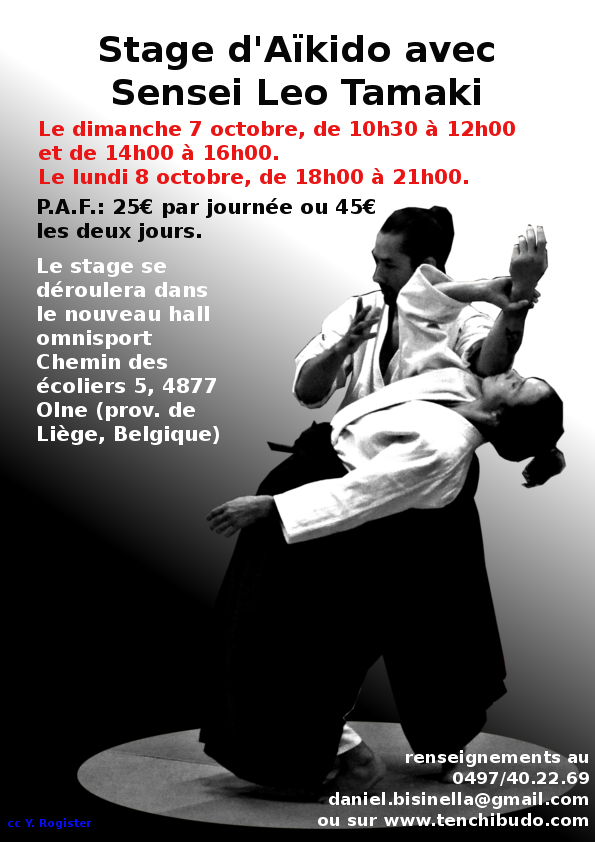 affiche du 7 et 8 octobre Sensei Tamaki (1)