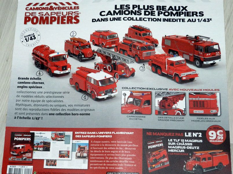 Collection sapeurs pompiers